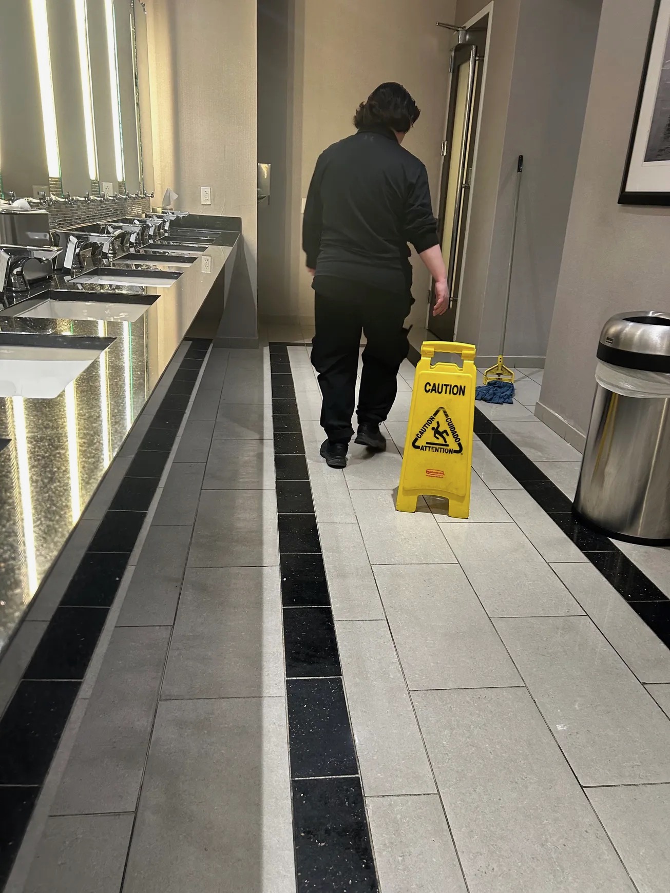 Hospitality restroom service